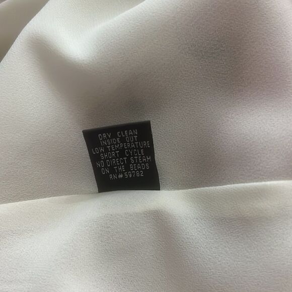 Adrianna Papel Occasions Dress Size 6 Silk Halter Backless Floral Pleated Sequin - Picture 10 of 12